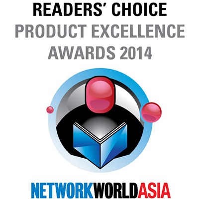 网络世界阅读者选择产品优异奖2014